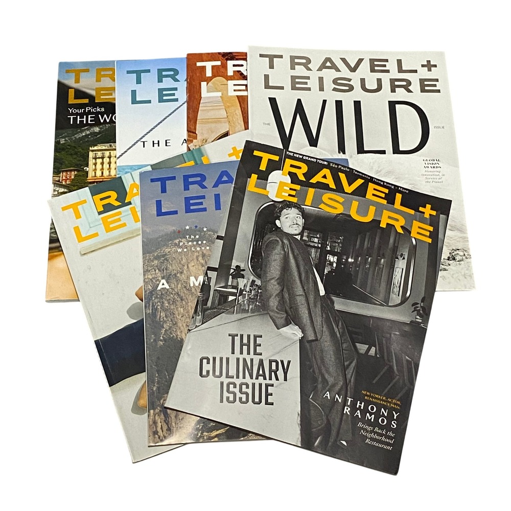 Travel + Leisure Magazine Lot of 7 March - Sept 2026 Destinations Wild Issue